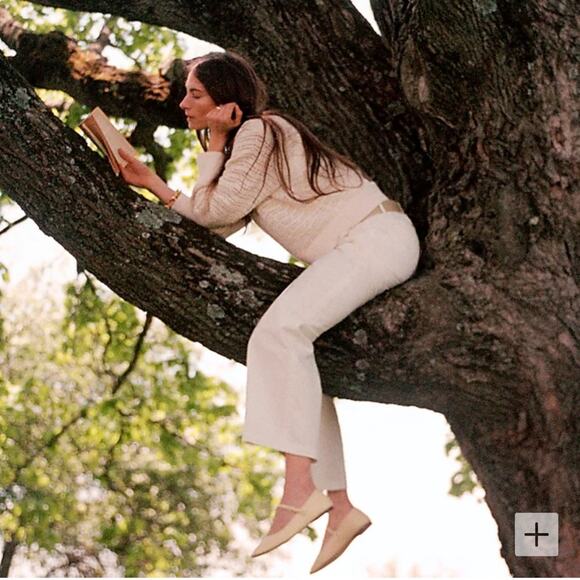 J.Crew Full-length wide-leg trouser in cotton blend - Picture 1 of 5